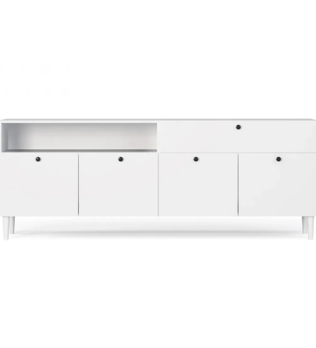 Komoda DULLUM 200 cm biały