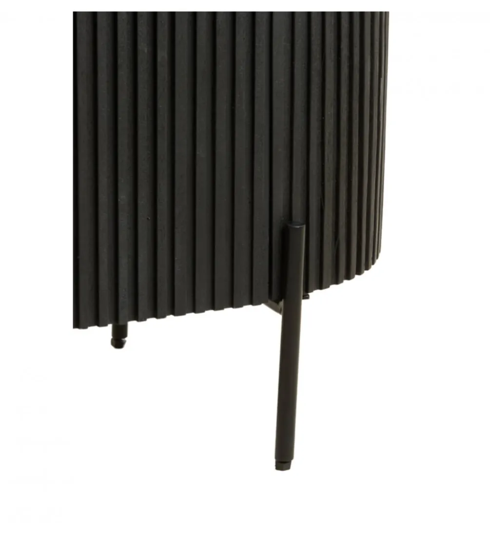 Komoda DUMOSI 140 cm czarna