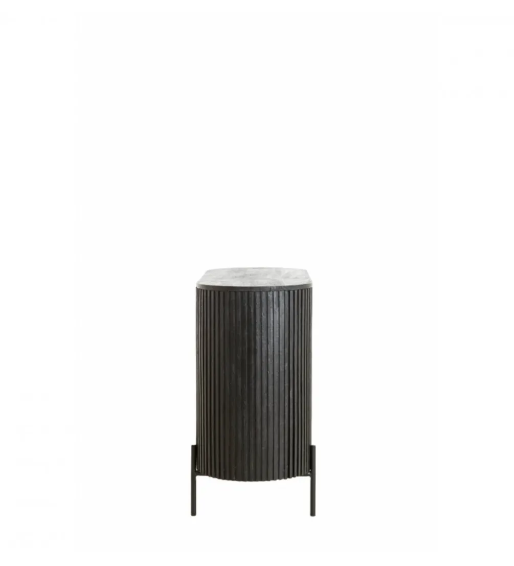 Komoda DUMOSI 100 cm czarna