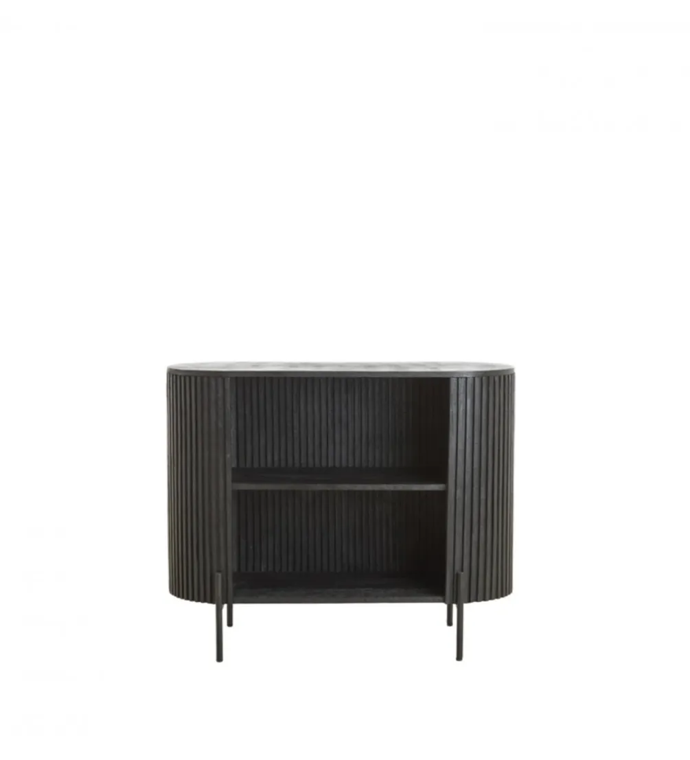 Komoda DUMOSI 100 cm czarna
