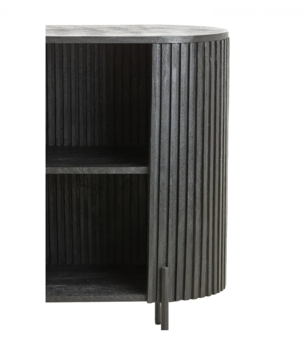 Komoda DUMOSI 100 cm czarna