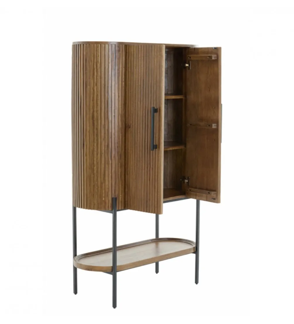 Komoda DUMOSI 165 cm naturalne brązowy