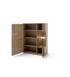 Komoda ESPERO 156 cm Dąb Sękaty W Kolorze Bianco