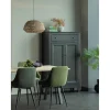 Komoda EVA 150 cm drewno sosna czarna