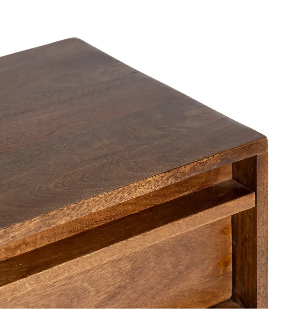 Komoda GARREL 70 cm drewno mango brązowa