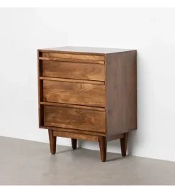 Komoda GARREL 70 cm drewno mango brązowa