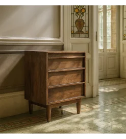 Komoda GARREL 70 cm drewno mango brązowa