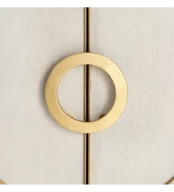 Komoda GEMANAT 113 cm drewno mango biała