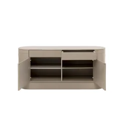 Komoda GLOSSY 160 x 76 cm taupe