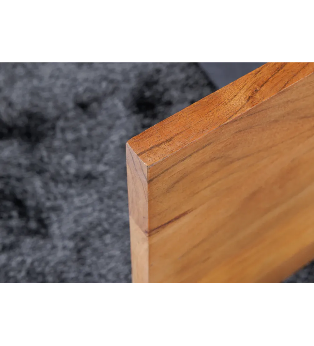 Komoda GRAND ACACIA 120 cm drewno akcja LED