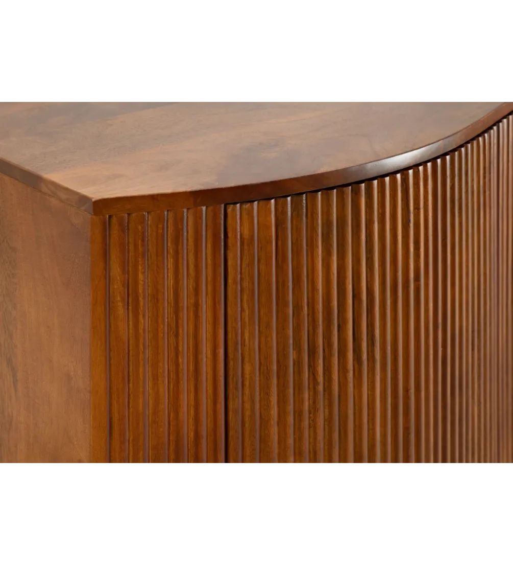 Komoda GRANDEUR 180 cm drewno mango brązowa
