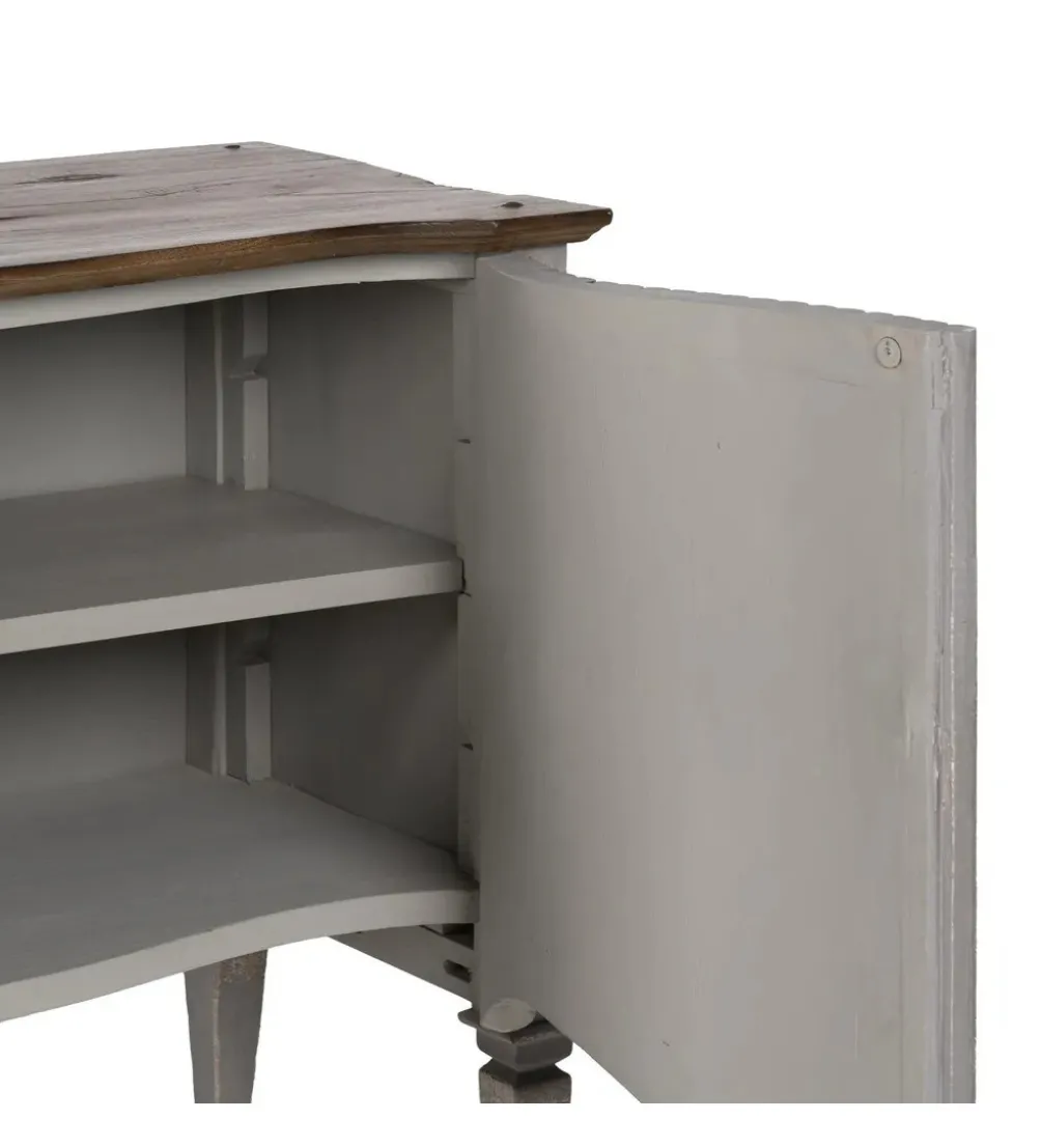 Komoda HALMANDI 100 cm drewno mindi