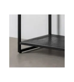 Komoda INDUSTRIAL 100 cm naturalny czarny