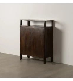 Komoda KURT 120 cm drewno mango ciemny brąz