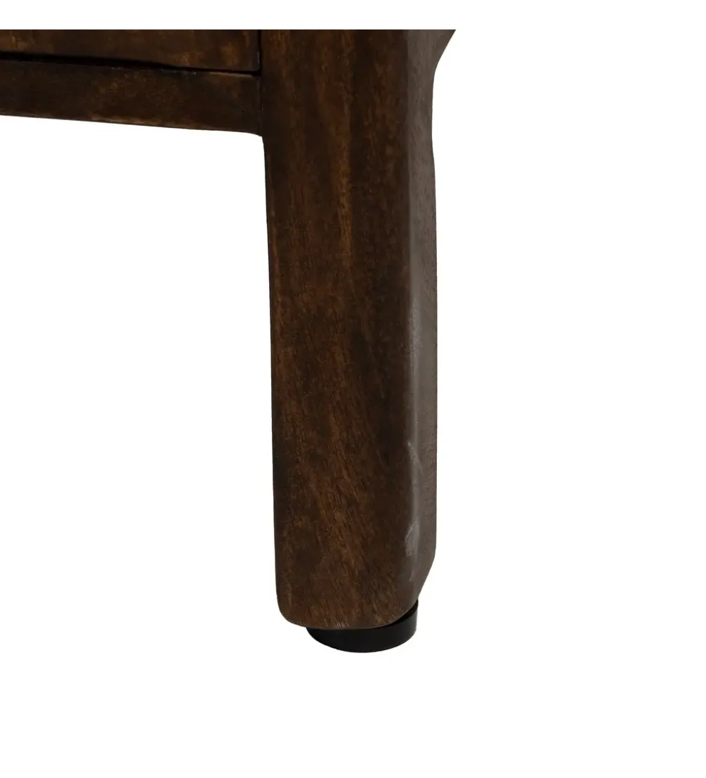 Komoda KURT 190 cm drewno mango ciemny brąz