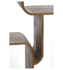 Komoda LABARE 140 cm drewno mango brązowa