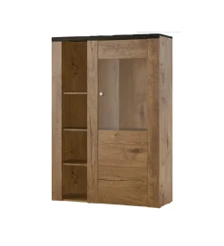 Komoda LARONA 100 cm o wybarwieniu dąb lefkas z kolorem touchwood