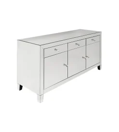 Komoda lustrzana Luxury 140 cm transparentna
