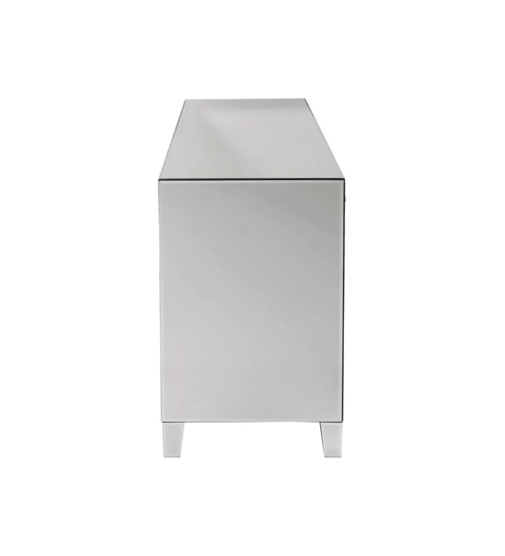 Komoda lustrzana Luxury 140 cm transparentna