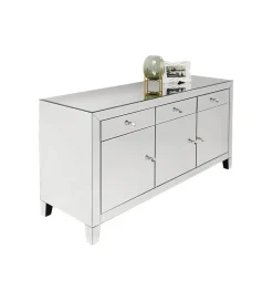 Komoda lustrzana Luxury 140 cm transparentna