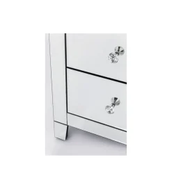 Komoda LUXURY 91 cm transparentna