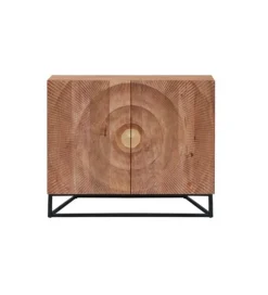 Komoda MADEIRA BRIGHT 100 x 90 cm drewno mango