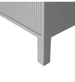 Komoda MADU 91 cm drewno sosna szara