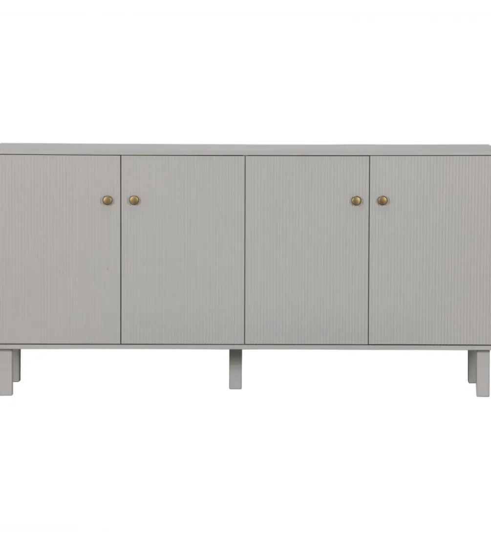 Komoda MADU 160 cm drewno sosna szara