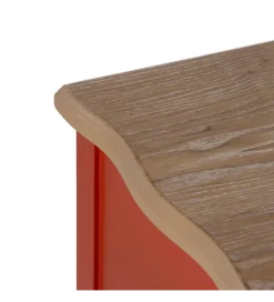 Komoda MASOL 80 cm drewno jodłowe Terakota