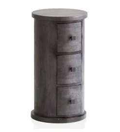 Komoda MIGA 34 cm drewno mango czarna