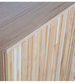 Komoda NEW GRAVURE 200 cm drewno dębu naturalna