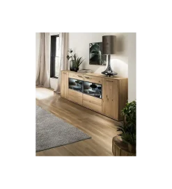 Komoda PORTLAND 184 cm dębowa