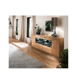 Komoda PORTLAND 184 cm dębowa
