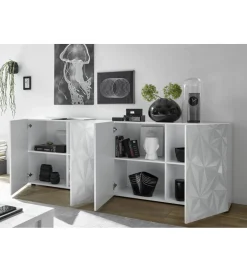 Komoda PRISMA 240 cm biała