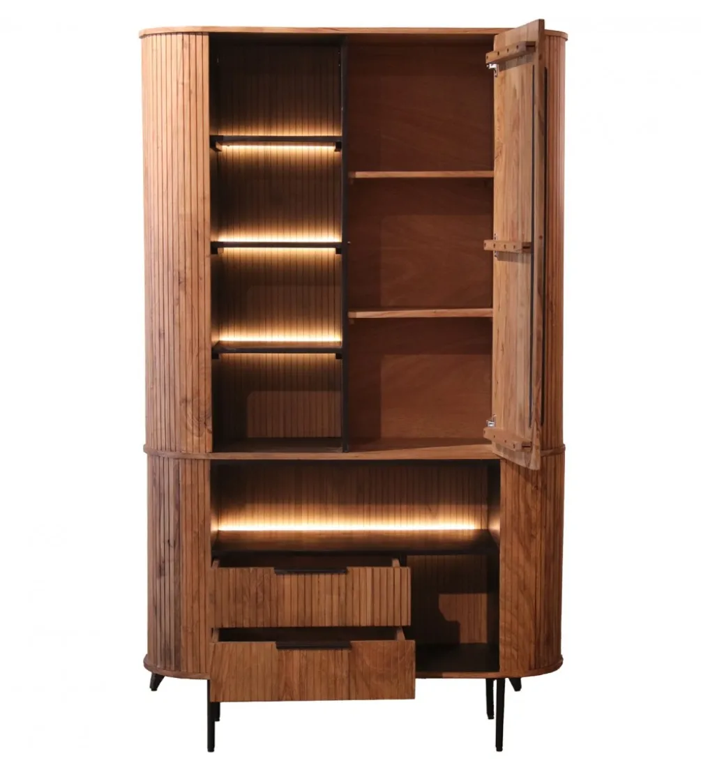 Komoda REGO 118 cm drewno akacja