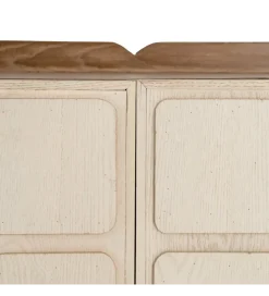 Komoda RESEME 180 cm naturalny biały