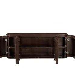 Komoda SALANO 170 cm drewno mango brązowa
