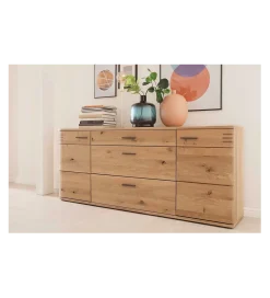 Komoda SALVADOR 180 cm w optyce dębu naturalny
