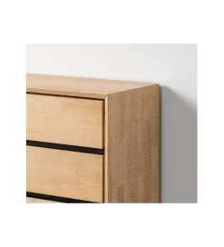 Komoda SINTRA 100 cm drewno kauczuk naturalna