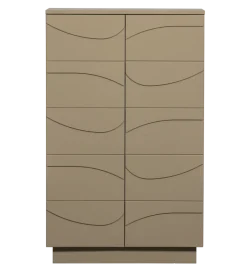 Komoda TEO 116 cm drewno sosny mud