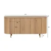 Komoda Tobago 170 cm naturalny