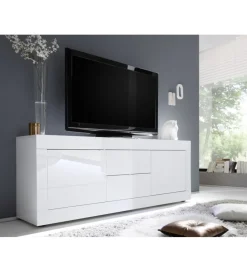 Komoda TV BASIC 210 cm biała