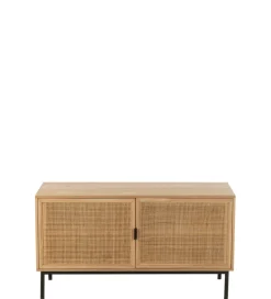Komoda wysoka AENRMES 150 cm drewno mango