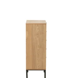 Komoda wysoka BASONOT 100 cm naturalna