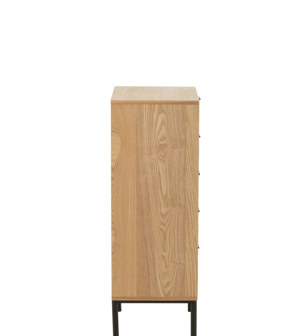 Komoda wysoka BASONOT 100 cm naturalna