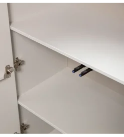 Komoda wysoka CADIZ 135 cm drewno sosny mist