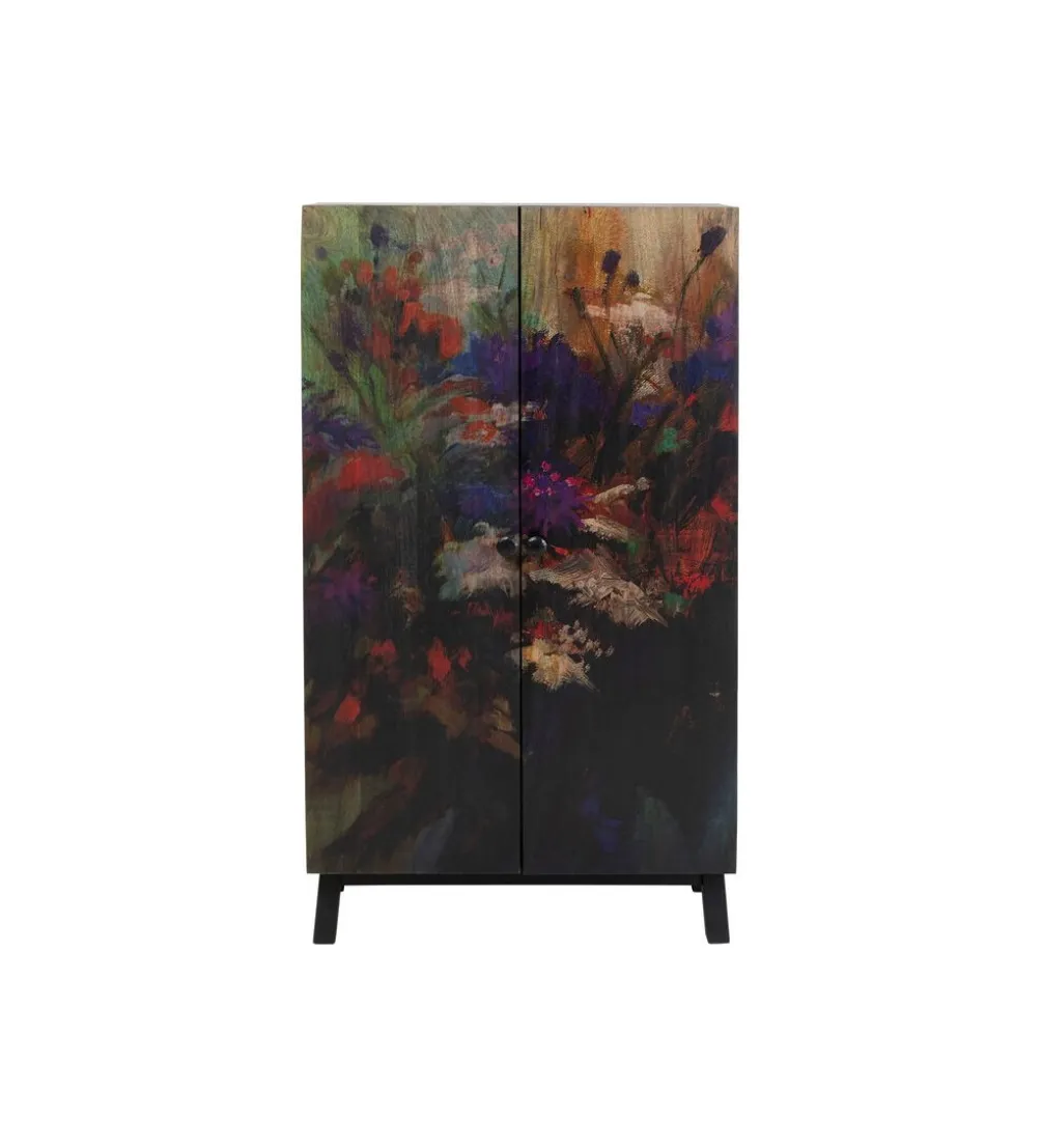 Komoda wysoka Fleur 140 cm wielokolorowa