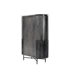 Komoda wysoka GLENN 100 cm antracytowa