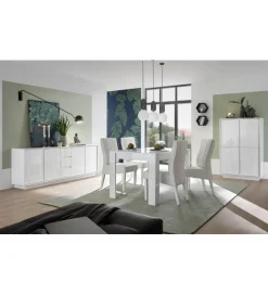 Komoda wysoka ICEE 92 cm biała