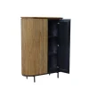 Komoda wysoka LUSAN 115 cm drewno teak